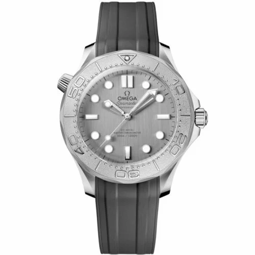 Omega Seamaster Diver 300M No-Date Master Co-Axial 42 Stainless Steel - Titanium / Grey / Rubber 210.32.42.20.06.002 (21032422006002)